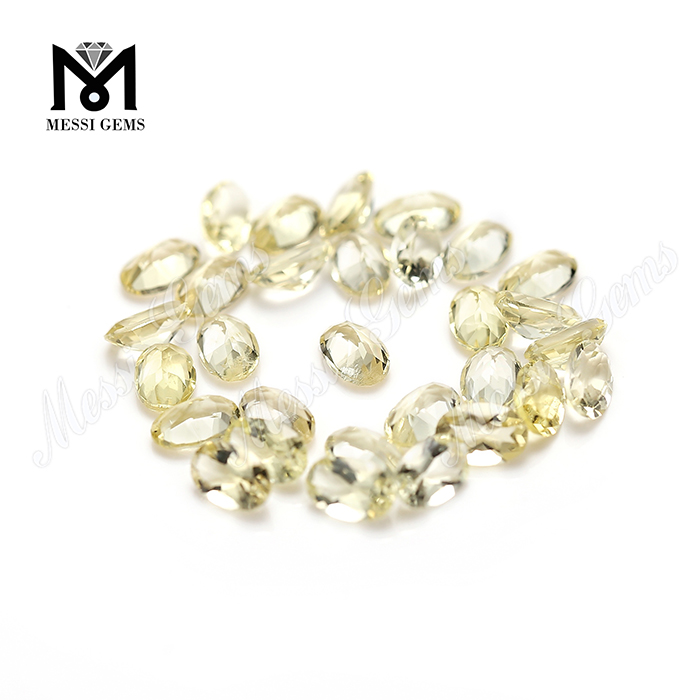 Oval Cut solve Lux Naturalis Citrine Gemmae Quartz