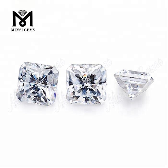 DEF Super White Moissanite Adamas Stone Price 1.5 Carat Octagon Cut Synthetic