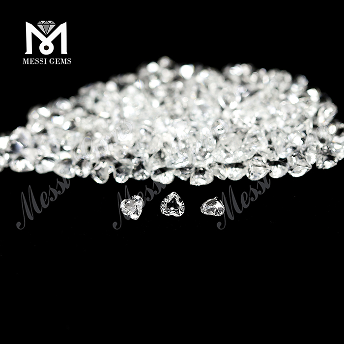 3x3mm Cor Cut White Topaz Stones Price from Chinese Factory