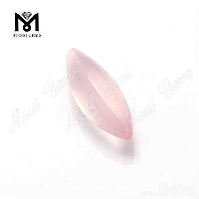 Marchionis Cabochon Figura 10* 19mm Naturalis Rose Quartz Gemstones