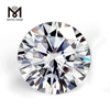 Quality solve gemma pretium per carat 8mm DEF rotundum moissanitum