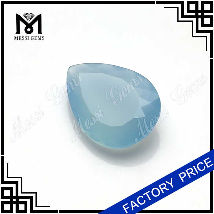 Aqua Pira Chalcedonia Gemstone Solve Natural Aqua Chalcedonense