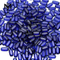 hyacinthum Sina pulvino vitreo resectam globulis lapideis