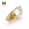 Pirum solutam moisanite 8 * 12mm Yellow moissanite lapidibus amet elit