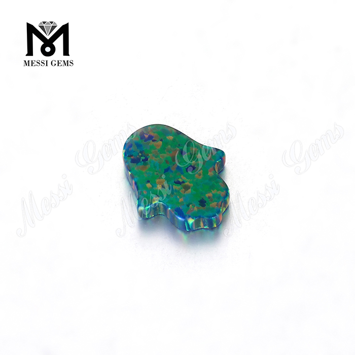 OP69 11x13mm synthetica hamsa grana opalis pretium pro ornamento faciendo