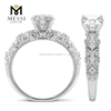 1 carat white gold 14K 18K latest women nuptial moissanite gold anulus