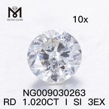 1.020ct Solve Gemstone Saccharum Diamond I SI EX Cut