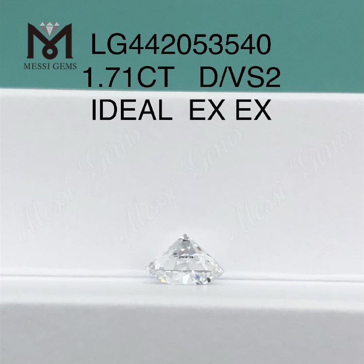 1.71 carat D VS2 SPECIMEN Circum cut Seres Lab crevit crystallini in sale