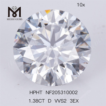 1.38 Carat D VVS2 3EX in Stock