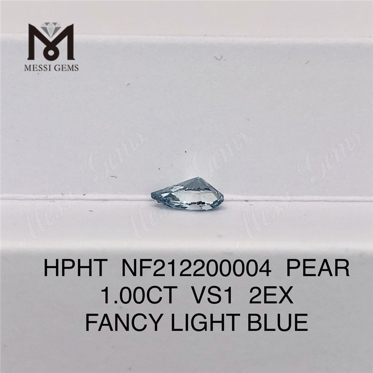 NF212200004 1.00CT VS1 2EX LUMEN LUX RED HPHT PEAR Diamond