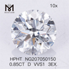 0.85CT HPHT Lab Diamond D VVS1 3EX HPHT