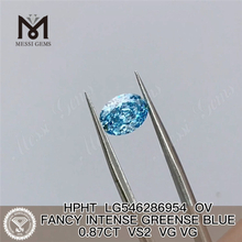 0.87CT OV GRAVITAS SPIRITUALIS RED VS2 VG VG HPHT lab iaspis LG546286954