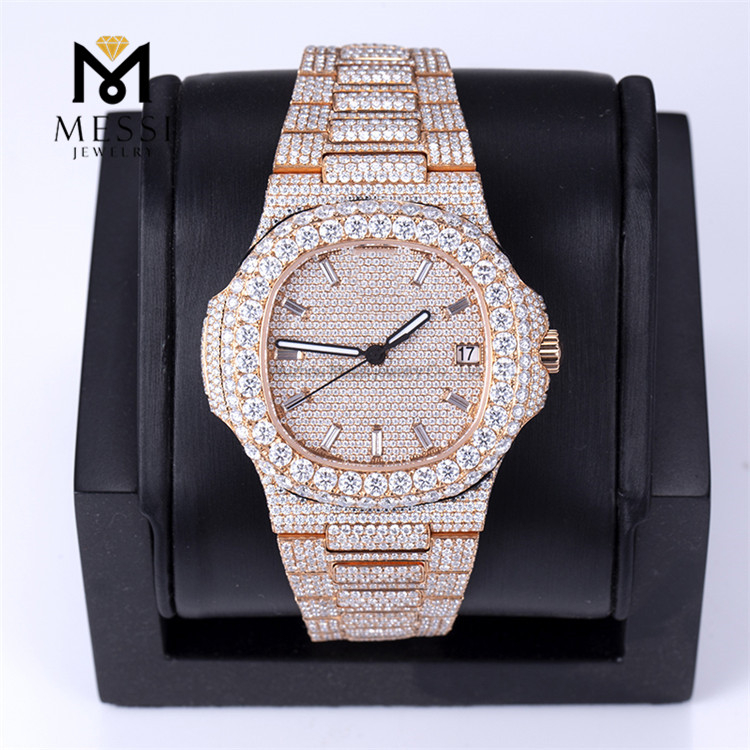Luxuria Hip Hop watches vvs moissanite watches custom design