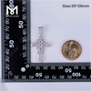 Rapper Moissanite hip Hop Cross Moissanite Argentum / aes / aes patris munera