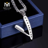Novacula Hip-hop Men Fashion Jewelry Moissanite Pendant Necklace