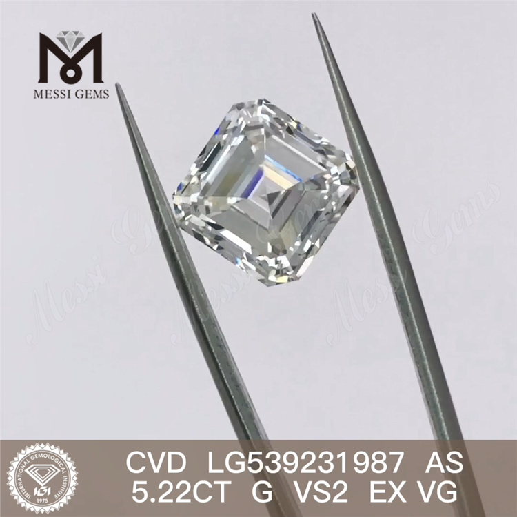 5.22ct AS CUT cheap solutam lab diamond G VS2highest quality lab adamantibus officinam pretium