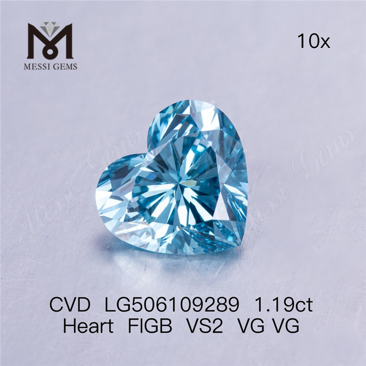 1.19ct Cordis FIGB VS2 VG VG adamantibus synthetica colorata CVD LG506109289