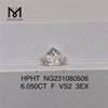 6.050CT F hpht solutam lab adamantinam sale RD optimum venditionem solutam hpht maximum hominem fecit adamantem