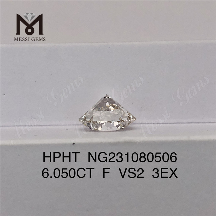 6.050CT F hpht solutam lab adamantinam sale RD optimum venditionem solutam hpht maximum hominem fecit adamantem