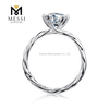 Wholesale 925 Sterling Silver Rings Best Moissanite Engagement Rings for Girl