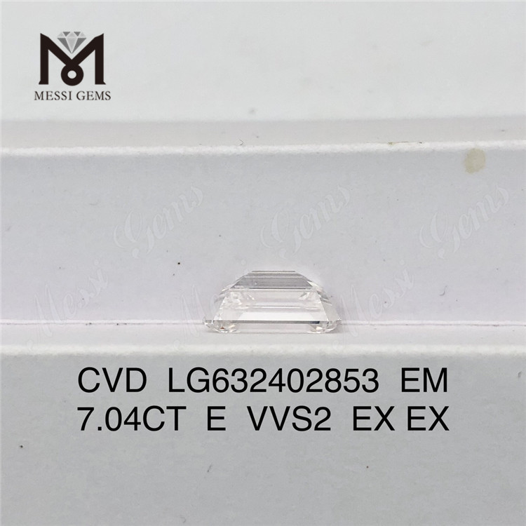 7.04CT EM E VVS2 iaspis novi CVD LG632402853丨Messigems 