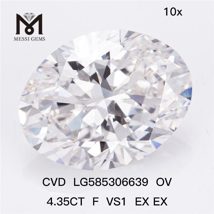 4.35CT F VS1 EX EX OV maxima cvd iaspis CVD LG585306639