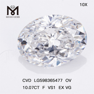 10.07CT F VS1 EX VG OV CVD Diamonds The Ultimate Choice for Mole Emptores LG598365477 丨 Messigems