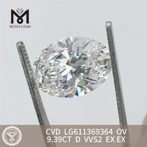 9.39CT lab adamantibus OV D VVS2 LG611369364丨Messigems