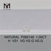 1.00CT H VS1 VG VG G VG G Crafting Jewelry with Natural Diamond P282146 - Emitte Your Creativity丨Messigems