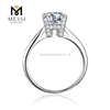 Tutus 14k 18k Aurum Plated Rings 925 Sterling Argentum Ring 1ct Moissanite Ringe