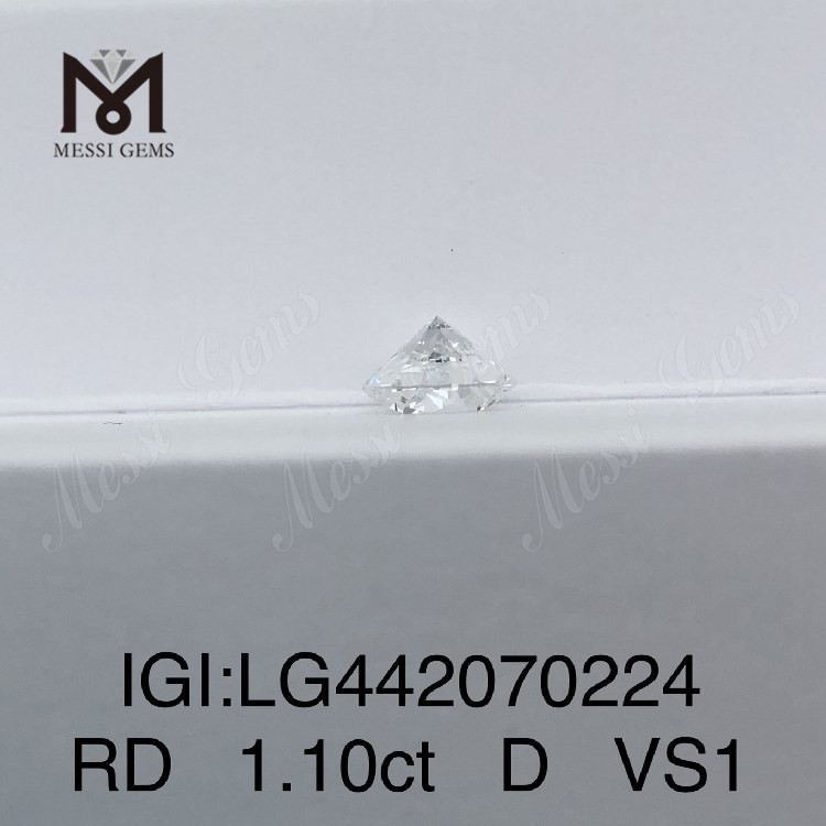 1.10 carat D VS1 RUNDUS EX Cut eco crevit adamantibus