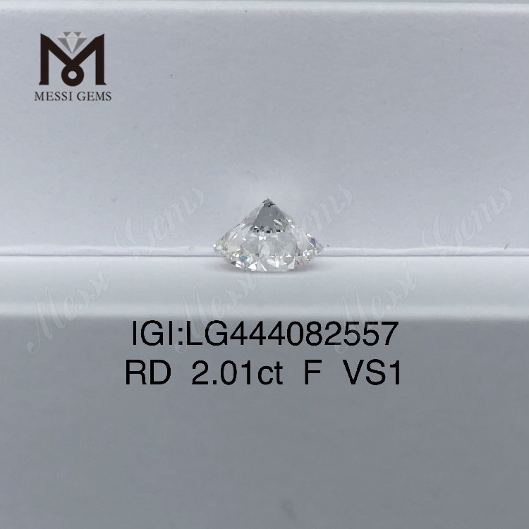 2.01 carat F VS1 EX Cut Round 2 