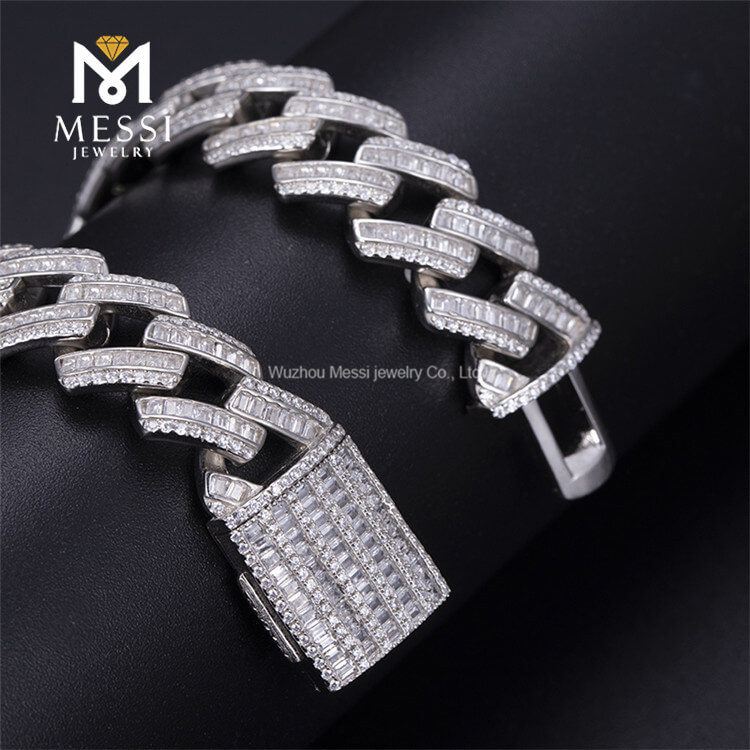 Customized Hip-hop Jewelry Men's Cubanus Link Chain with Cubic Zircon