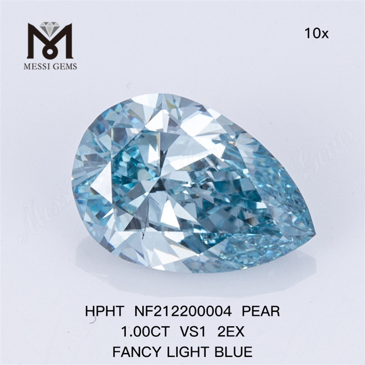 NF212200004 1.00CT VS1 2EX LUMEN LUX RED HPHT PEAR Diamond