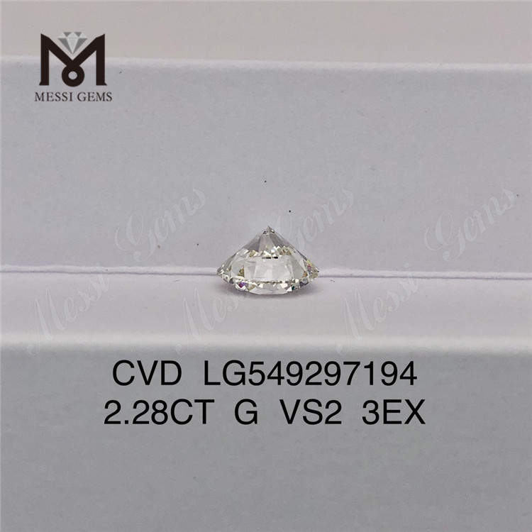 2.28CT G VS2 3EX CVD RD lab adamas officinas pretium