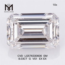 8.03CT G VS1 EX EX EM lab adamas simulatus creatus CVD LG576330606