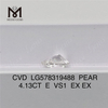 4,13ct e VS1 Ex solve Lab crevit Diamond CVD LG578319488 Pirum For Sale