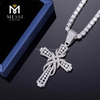 Rapper Moissanite hip Hop Cross Moissanite Argentum / aes / aes patris munera