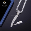 Novacula Hip-hop Men Fashion Jewelry Moissanite Pendant Necklace