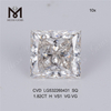 1.82 carat sq solutam homo fecit crystallini Square sq solutam lab adamantino favtory pretio