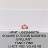 1.14ct Fancy Pink solve SQ Synthetic Diamond HPHT Diamond Wholesale Price LG529269778