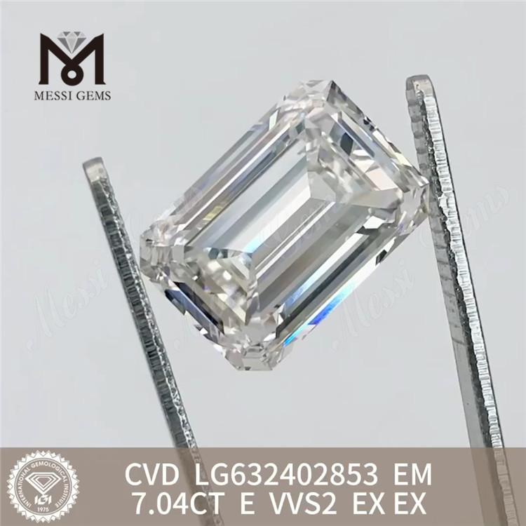 7.04CT EM E VVS2 iaspis novi CVD LG632402853丨Messigems 