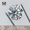 10.01CT White Diamond Lab E VS1 ID IGI LG631425354丨Messigems