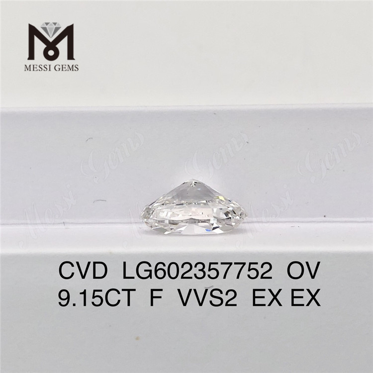 9.15CT F VVS2 EX EX cvd lab adamantibus OV LG602357752 creatum