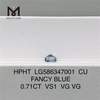 0.71CT VS1 VG VG CU FACY RED Blue Hpht Diamond LG586347001