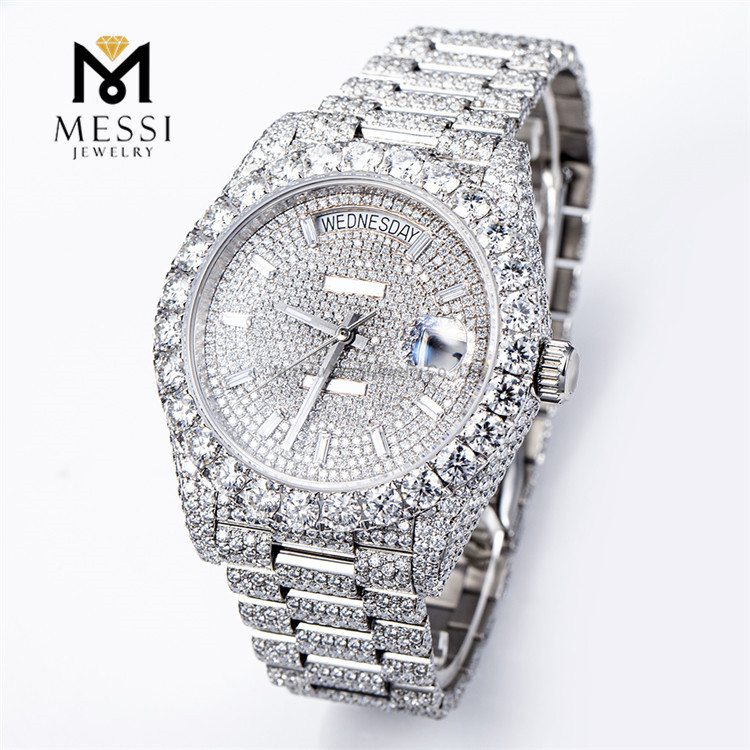 VVS Moissanite Diamond Watch Premium Quality