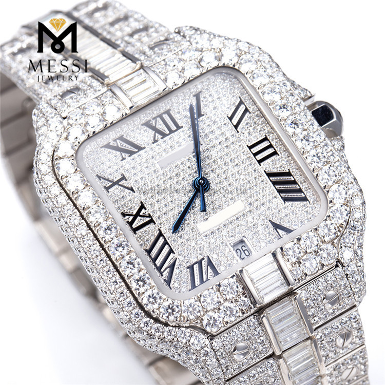 Stylish Timepieces Cheap Moissanite Watch Lupum pretium