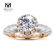 New design woman fashion party jewelry halo nuptiarum adamantinum anulum