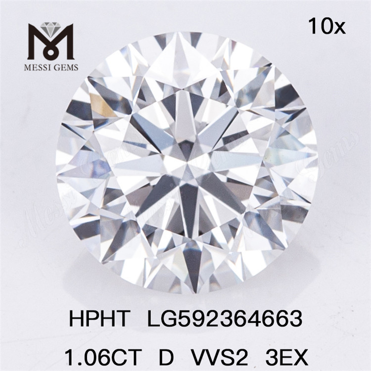 1.06CT D VVS2 3EX HPHT Diamond For Sale LG592364663 