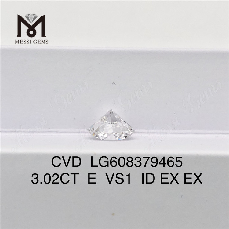 3.02CT E VS1 3ct lab iaspis crevit CVD Prospiciens denique Jewelry ad Exceptional Value LG608379465丨Messigems 